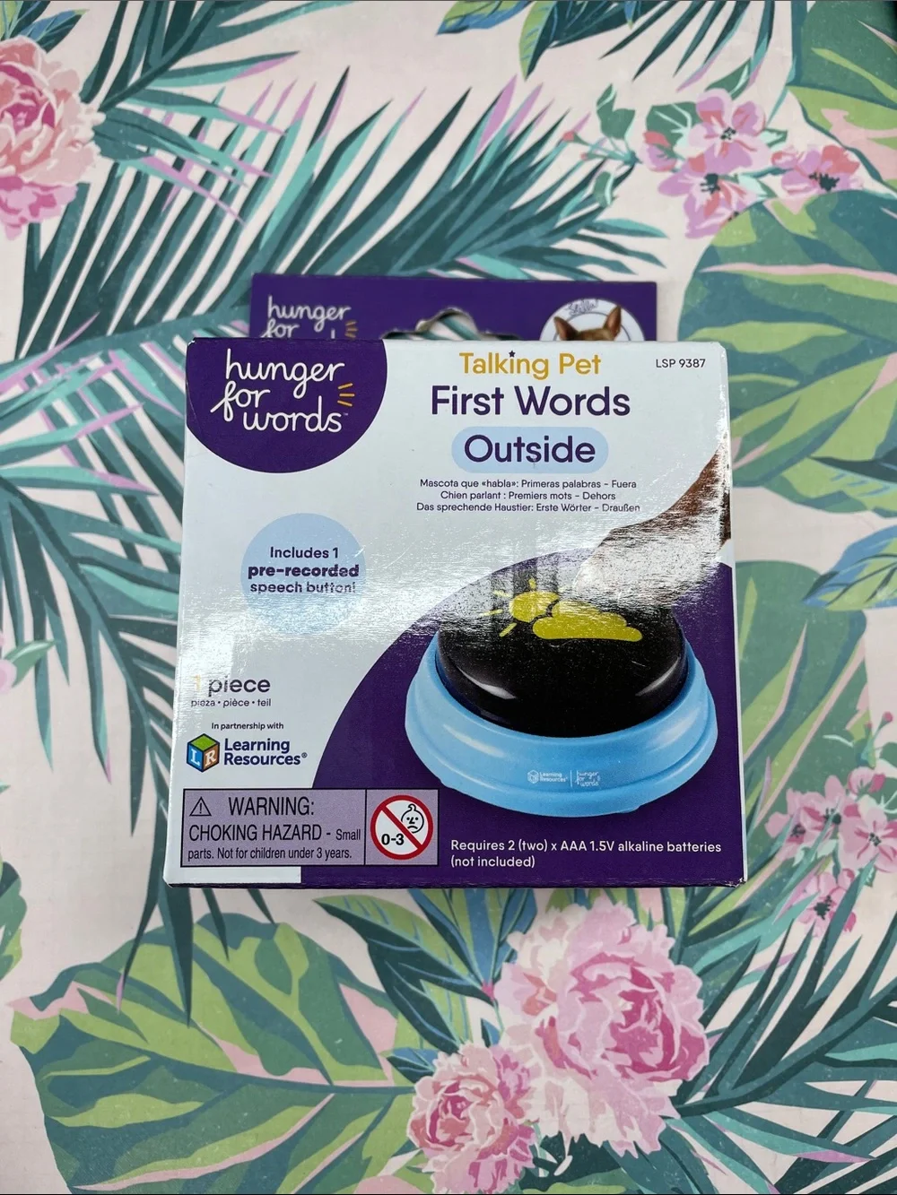 Talking Pet First Words - Outside (Purple & Blue)